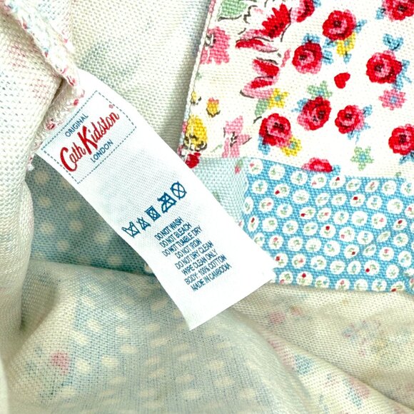 Cath Kidston London Floral Patchwork Print Canvas Tote Bag - Picture 6 of 6